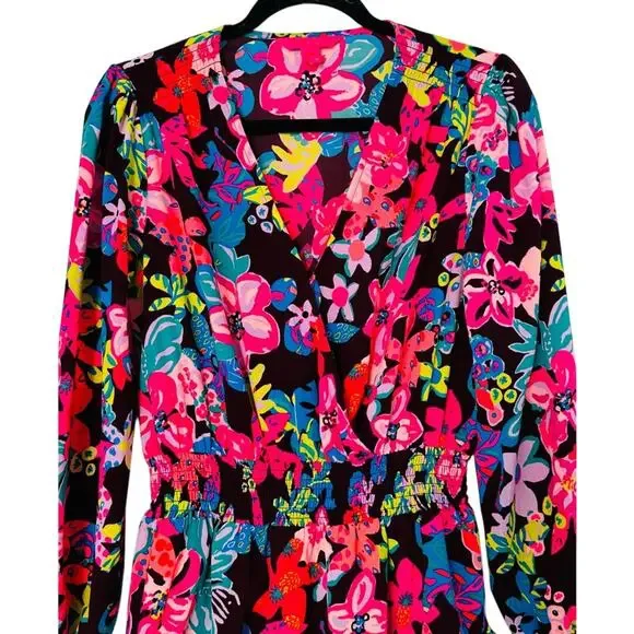 Floral V-Neck Dress - Picture 2 of 6